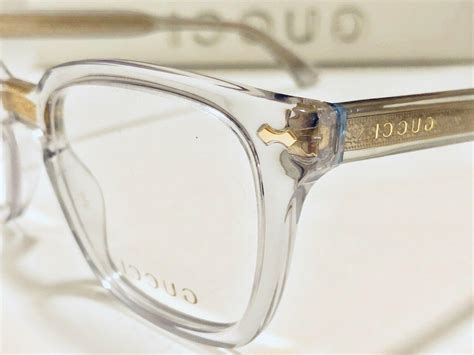 gucci eye frame|clear eyeglasses frames gucci.